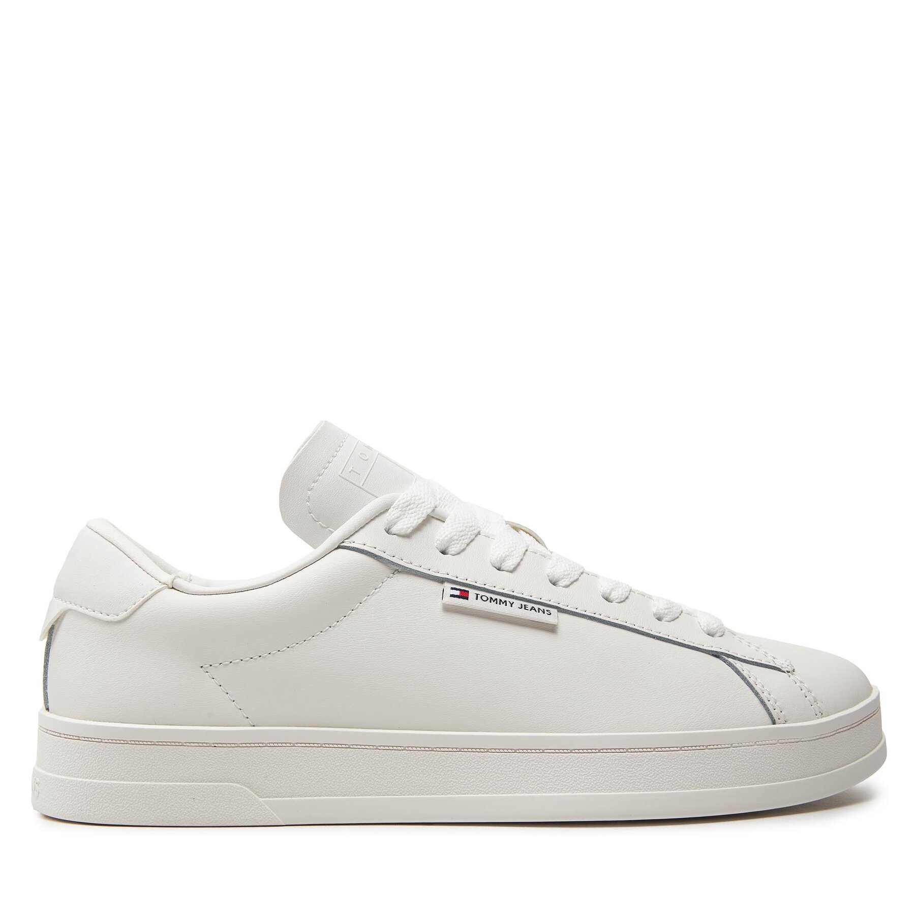 Sneakers Tommy Jeans Tjm Leather Low Cupsole EM0EM01374 Ecru YBL von Tommy Jeans