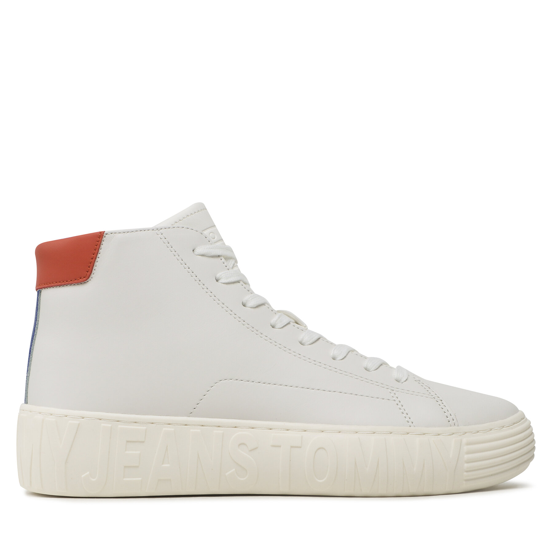 Sneakers Tommy Jeans Tjm Outsole Mid Cut EM0EM01218 Ecru TCR von Tommy Jeans