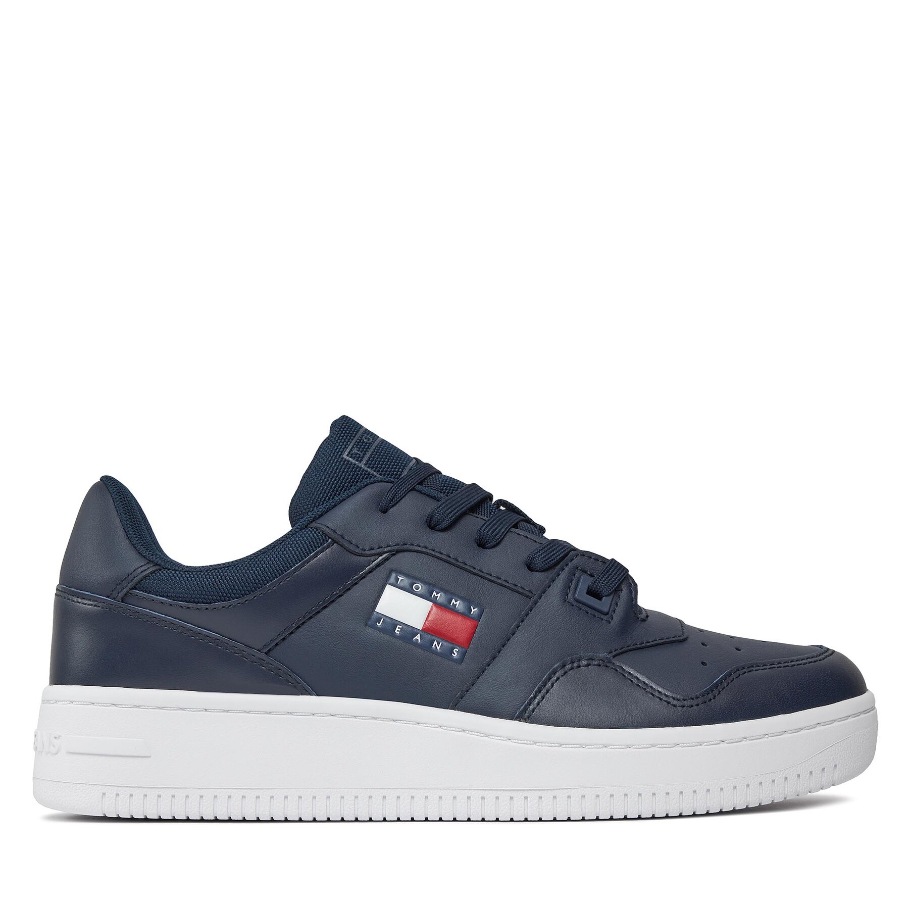 Sneakers Tommy Jeans Tjm Retro Basket Ess EM0EM01395 Dark Night Navy C1G von Tommy Jeans