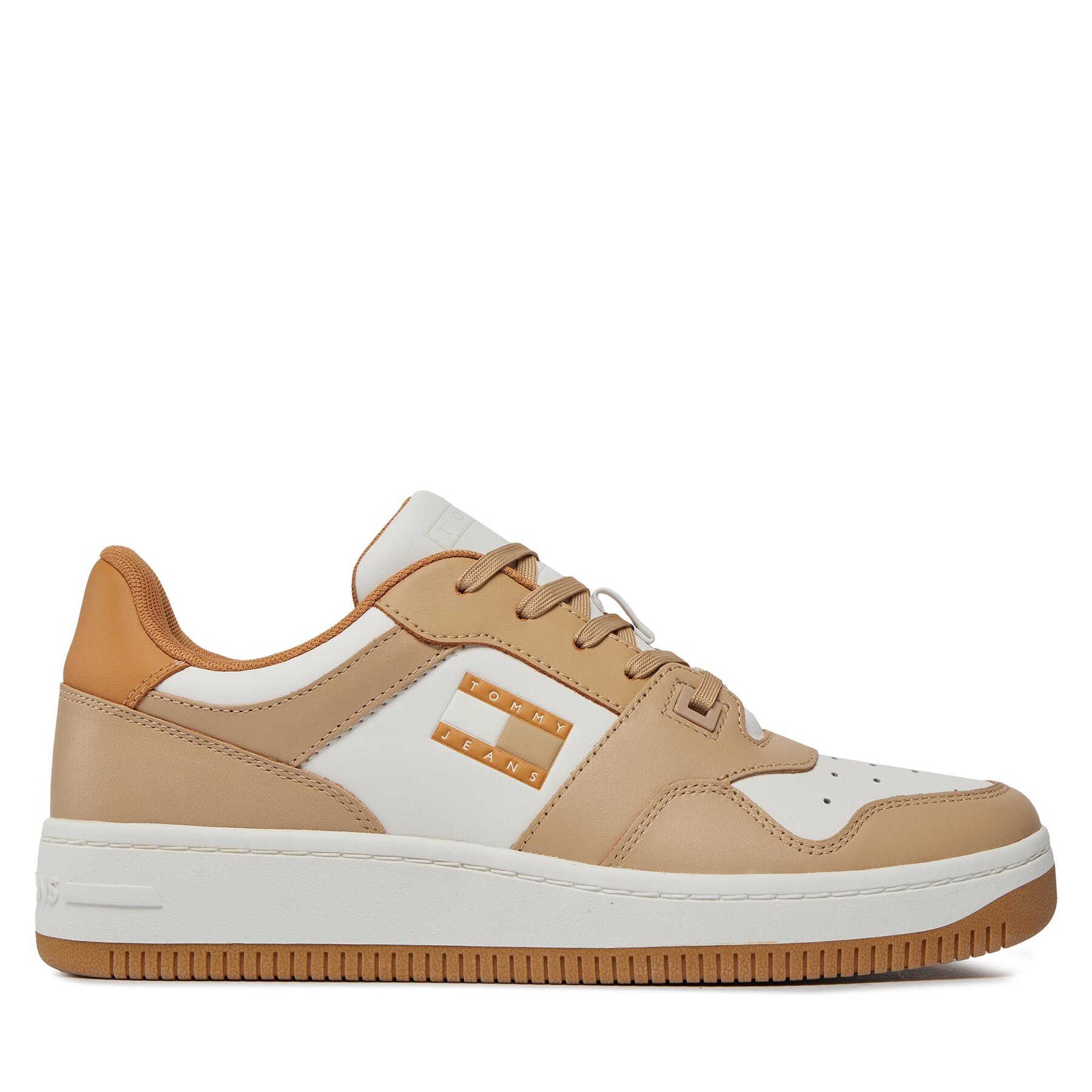 Sneakers Tommy Jeans Tjm Retro Basket Tonal Logo EM0EM01347 Tawny Sand AB0 von Tommy Jeans