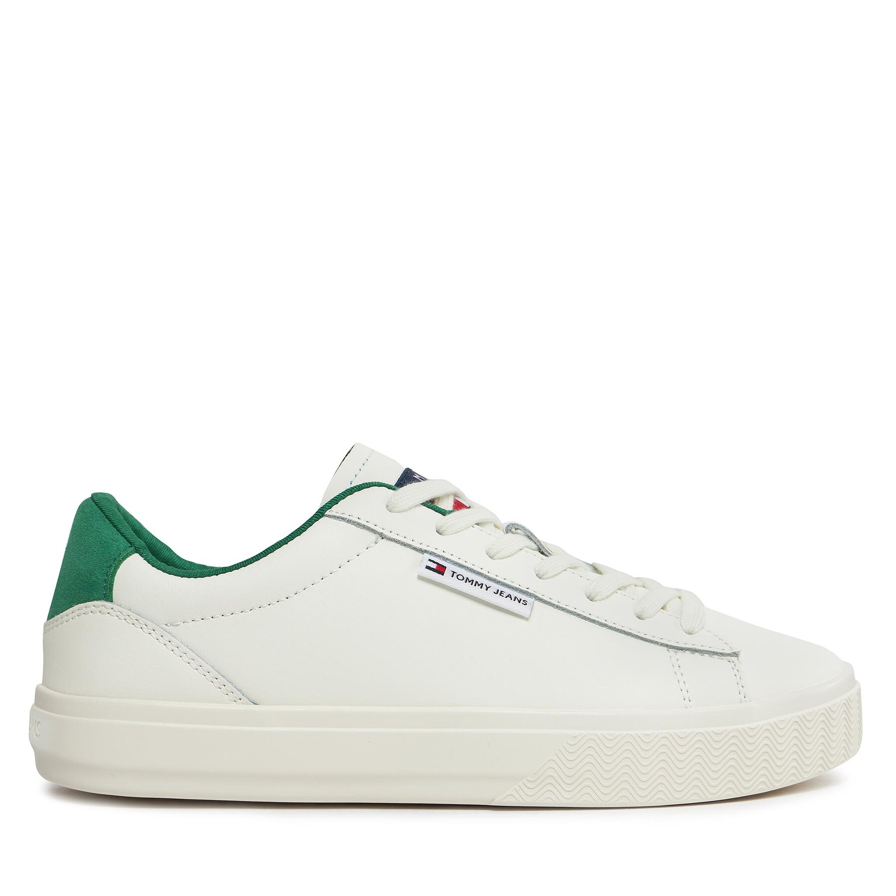 Sneakers Tommy Jeans Tjw Cupsole Sneaker Ess EN0EN02508 Ivory / Cape Green YBI von Tommy Jeans