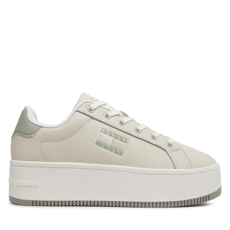 Sneakers Tommy Jeans Tjw Flatform Ess EN0EN02518 Newsprint ACG von Tommy Jeans