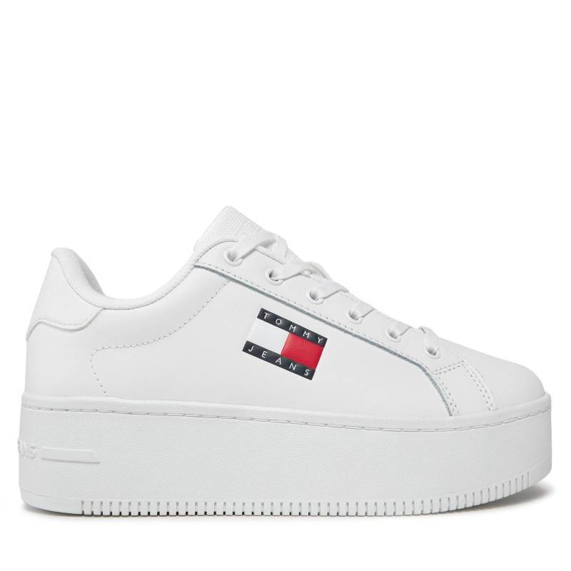 Sneakers Tommy Jeans Tjw Flatform Ess EN0EN02518 White YBS von Tommy Jeans