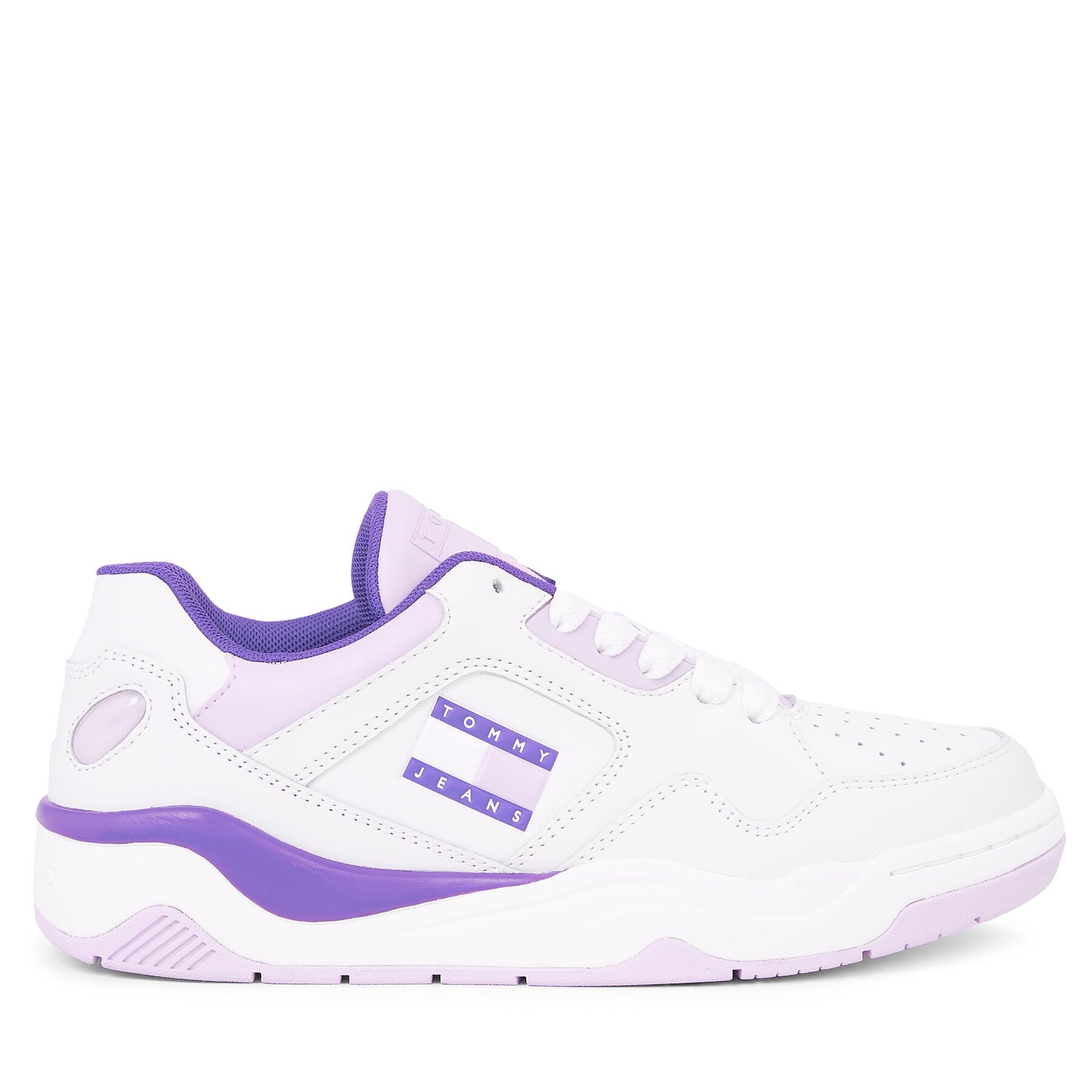 Sneakers Tommy Jeans Tjw New Basket Sneaker Lc EN0EN02524 Lavender Flower W06 von Tommy Jeans