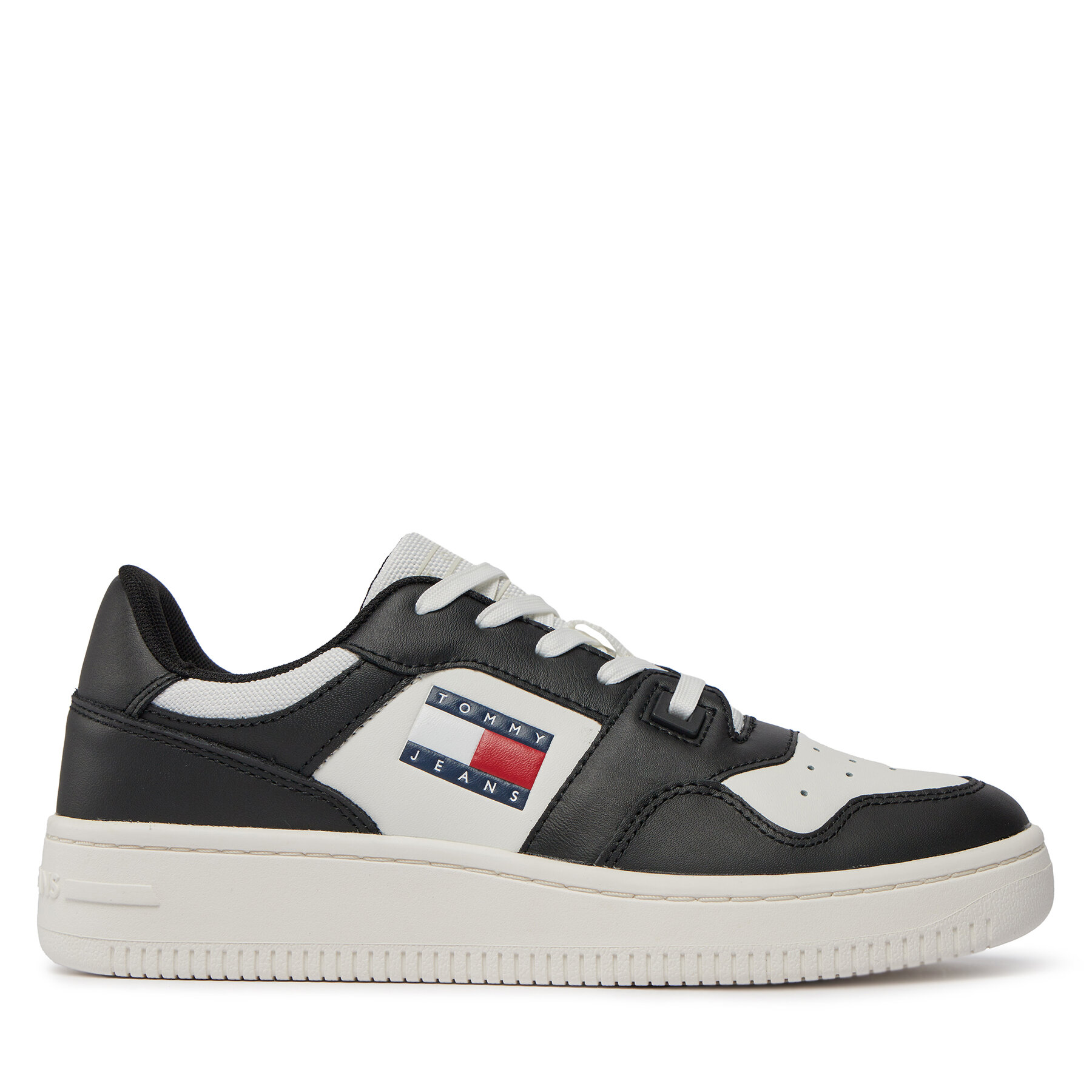 Sneakers Tommy Jeans Tjw Retro Basket Ess EN0EN02505 Black / Ecru YBL von Tommy Jeans