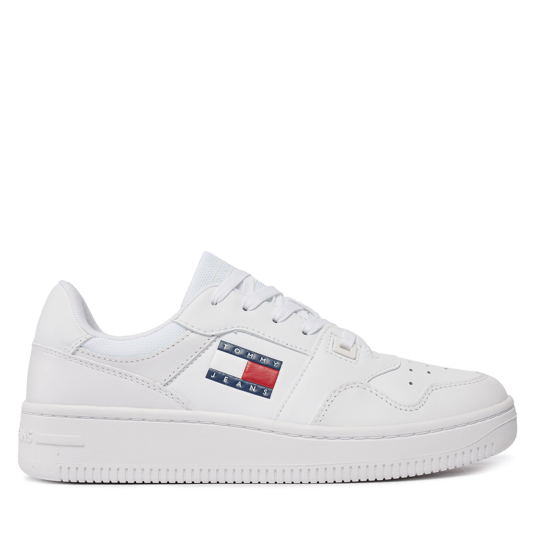 Sneakers Tommy Jeans Tjw Retro Basket Ess EN0EN02505 White YBS von Tommy Jeans