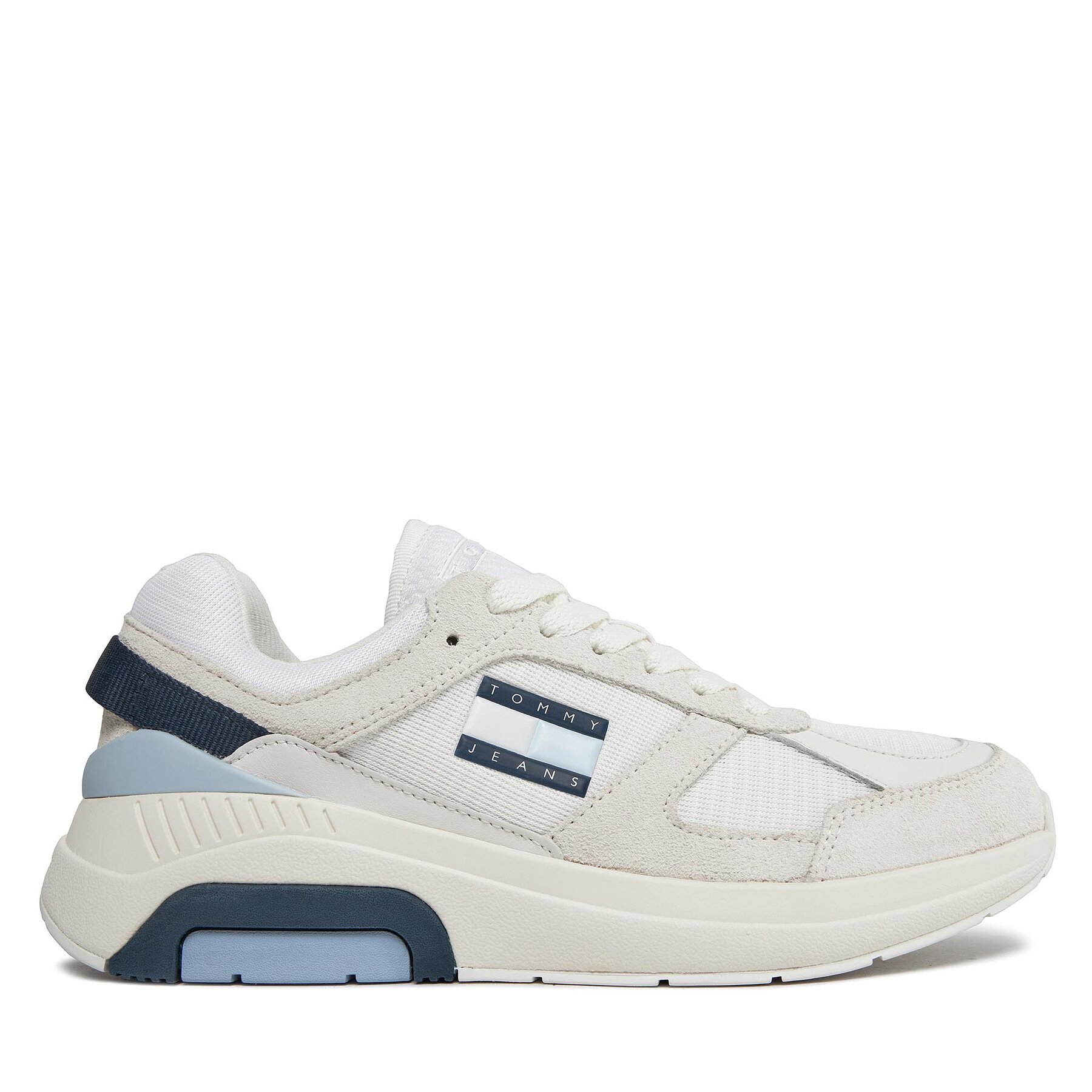 Sneakers Tommy Jeans Tjw Runner Combined EN0EN02512 Ecru / Breezy Blue YBL von Tommy Jeans