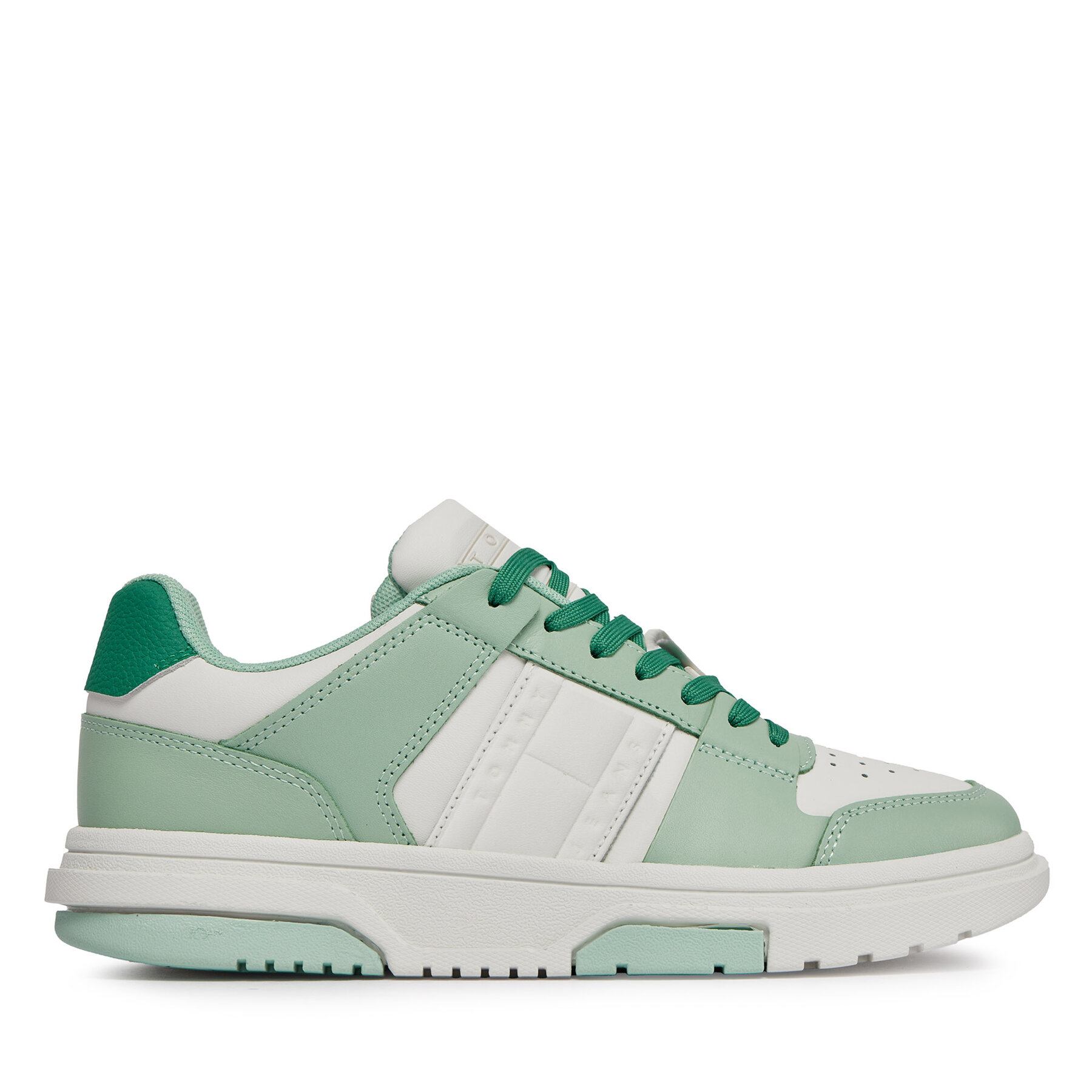 Sneakers Tommy Jeans Tjw Skate Sneaker Ltr EN0EN02423 Jadestone Green / Ecru MAJ von Tommy Jeans