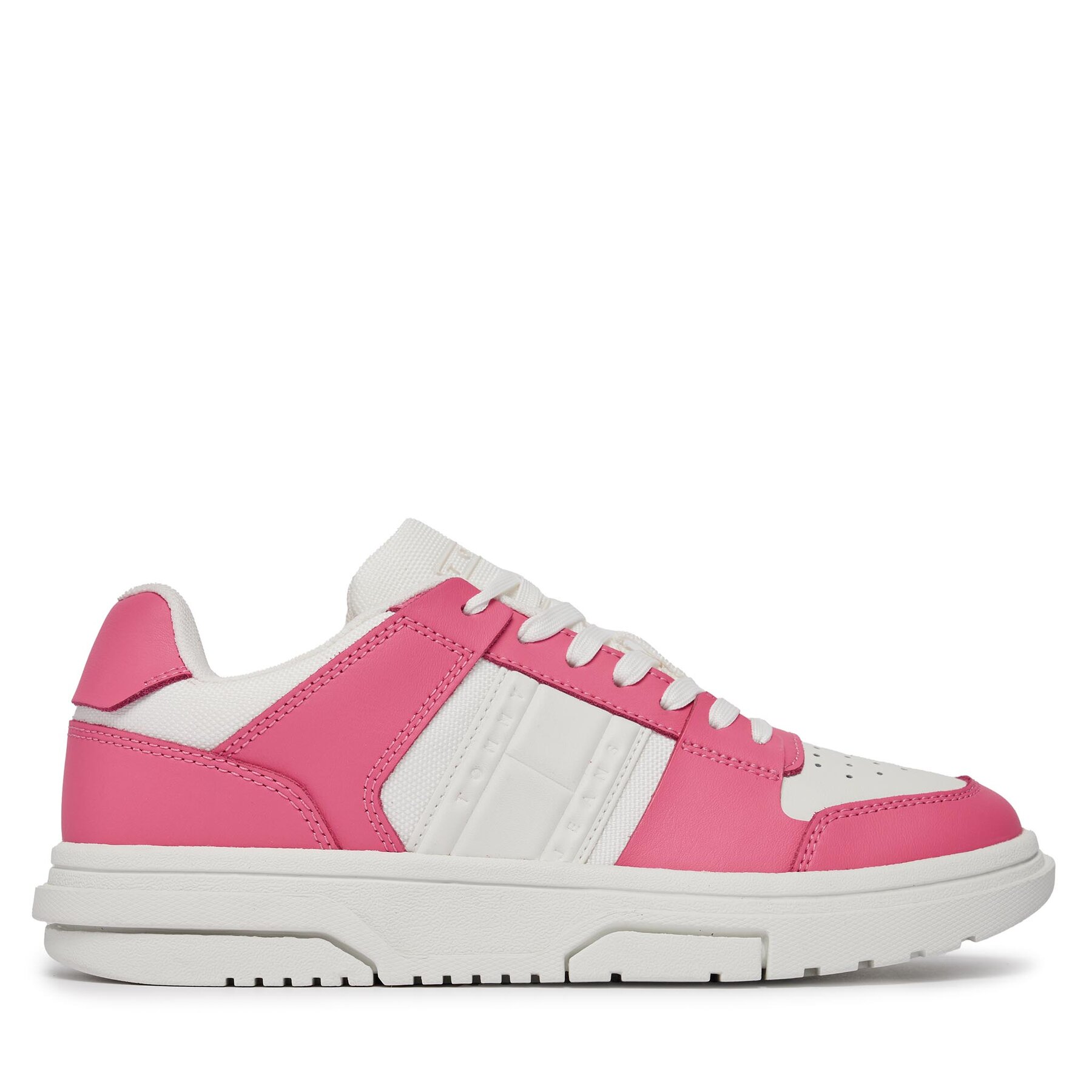 Sneakers Tommy Jeans Tjw Skate Sneaker Mat Mix EN0EN02501 Pink Alert THW von Tommy Jeans