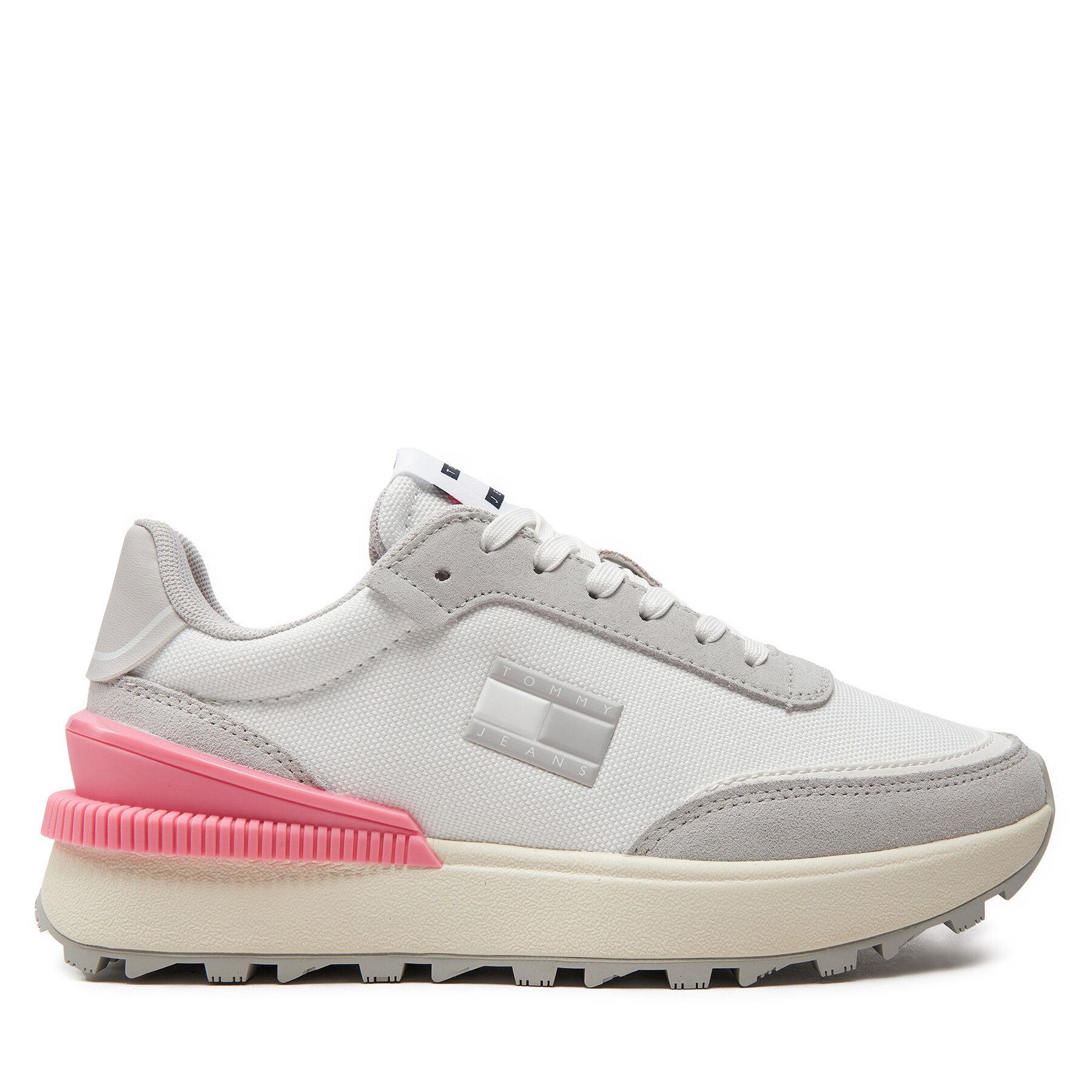 Sneakers Tommy Jeans Tjw Tech Runner Ess EN0EN02511 Ecru / Light Cast / Pink YBL von Tommy Jeans