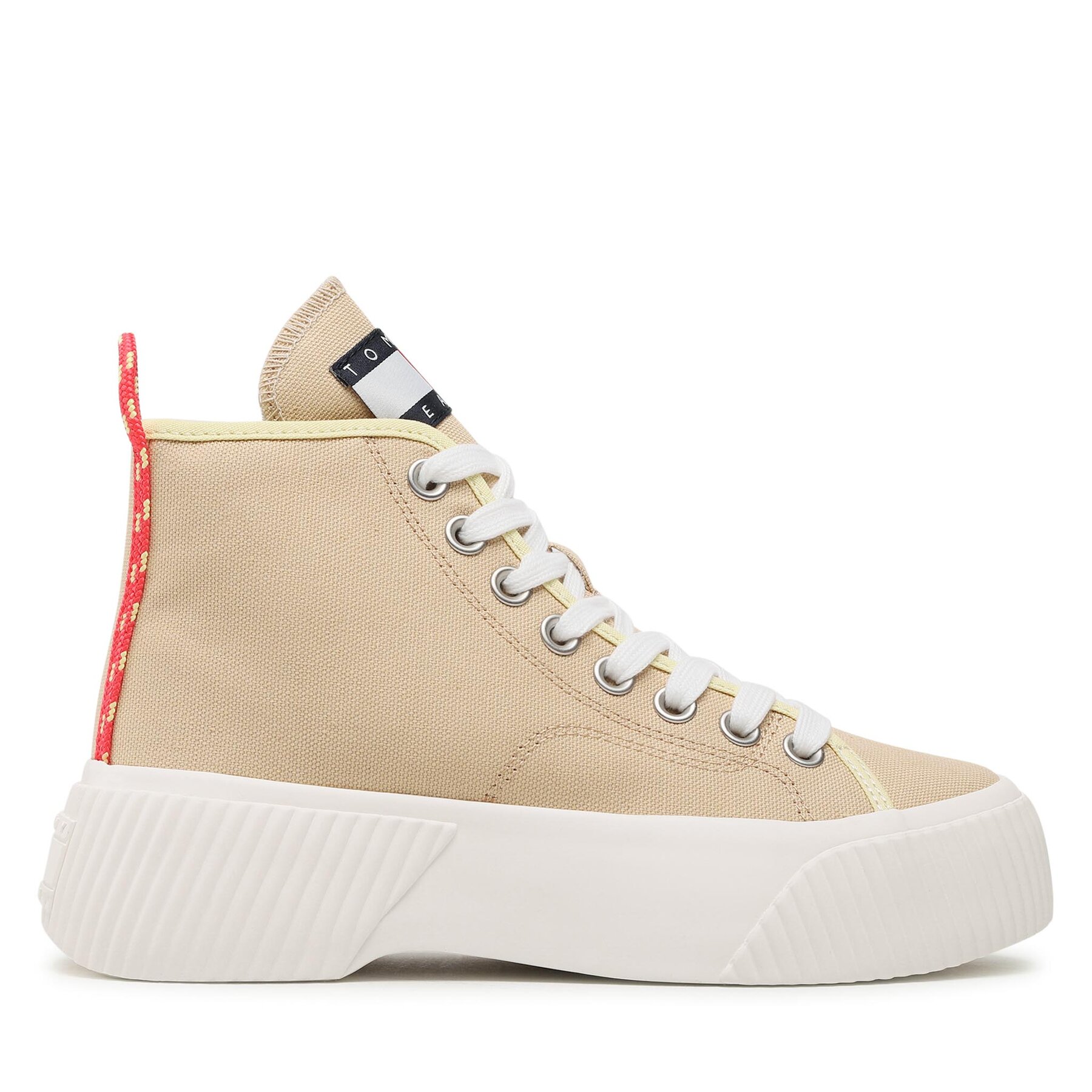 Sneakers Tommy Jeans Vulc Plat. Canvas Mc EN0EN02091 Trench AB4 von Tommy Jeans