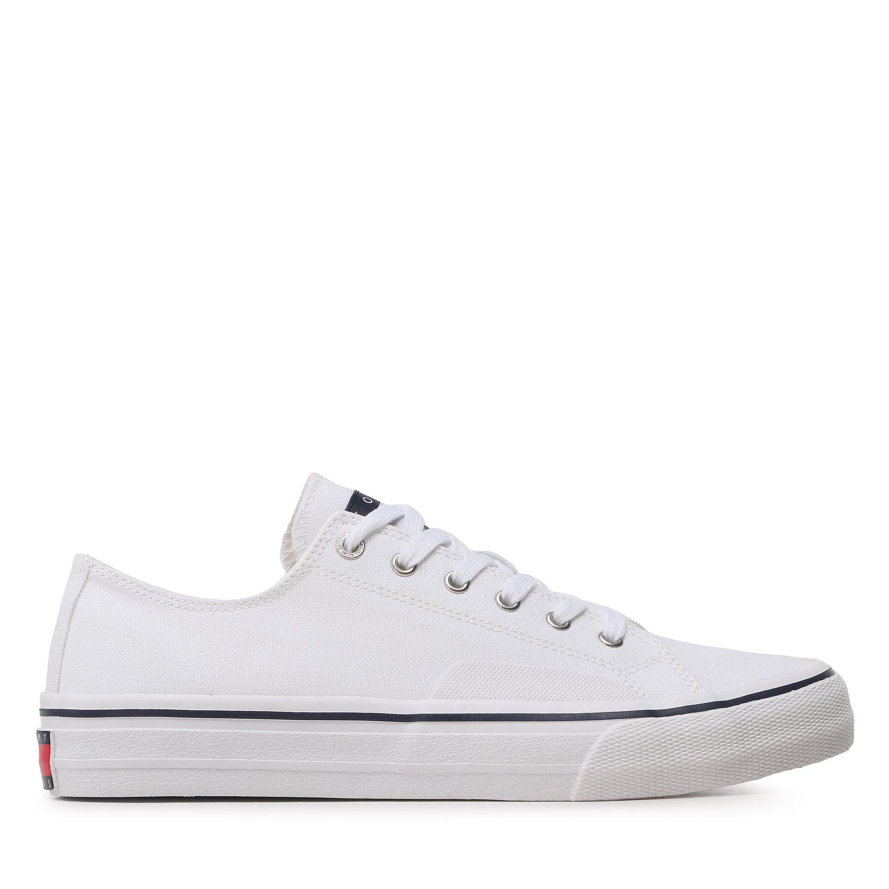 Sneakers aus Stoff Tommy Jeans Skate Canvas Ess EM0EM01175 White YBR von Tommy Jeans