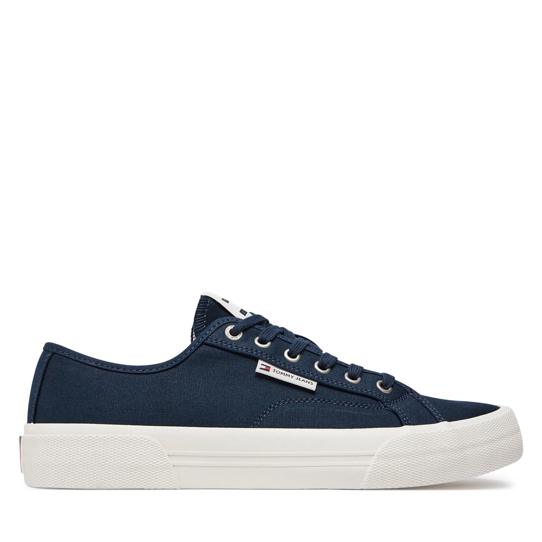 Sneakers aus Stoff Tommy Jeans Tjm Lace Up Canvas Color EM0EM01365 Dark Night Navy C1G von Tommy Jeans