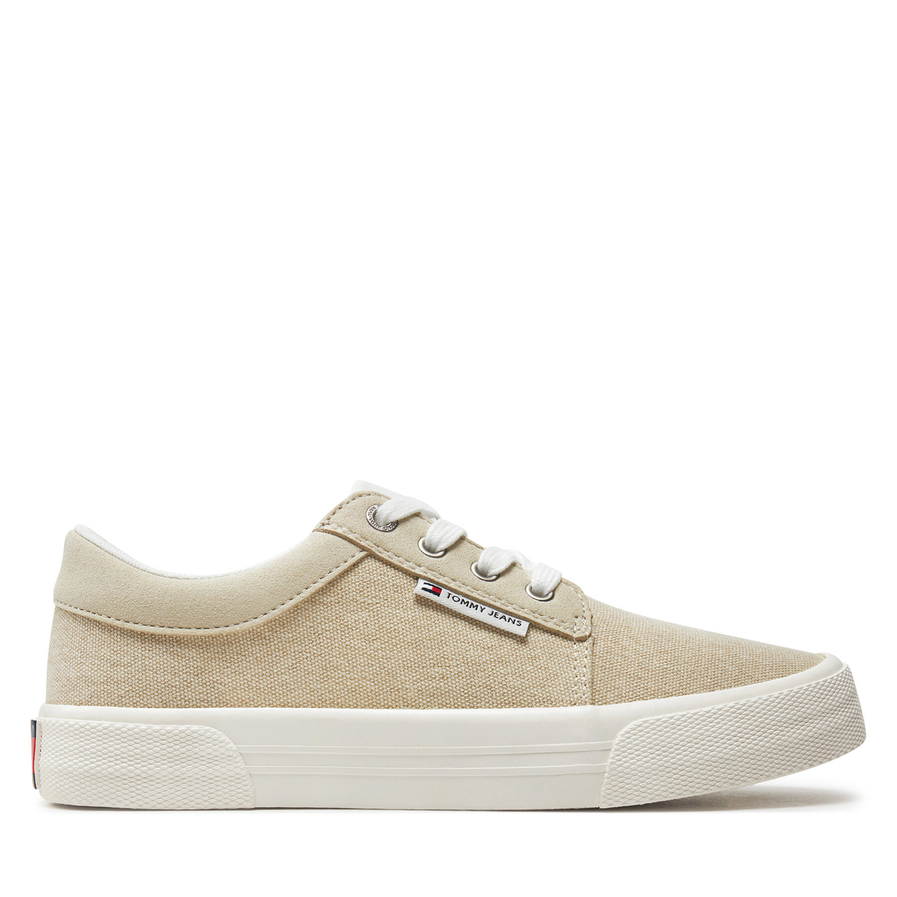 Sneakers aus Stoff Tommy Jeans Tjw Vulc Skate Derby EN0EN02494 Beige von Tommy Jeans