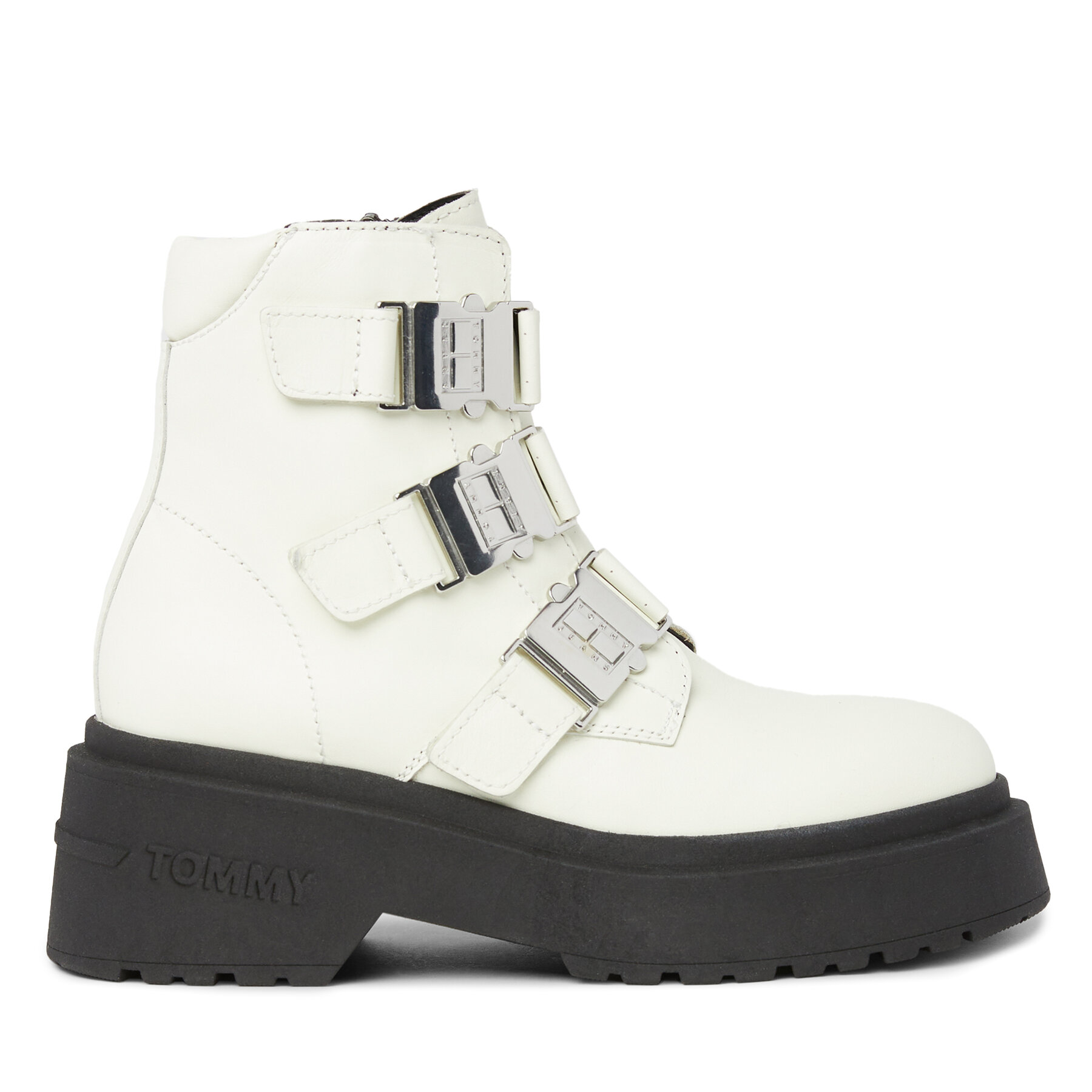 Stiefeletten Tommy Jeans Tjw Chunky Boot Hardware EN0EN02443 Rich Cream YA6 von Tommy Jeans