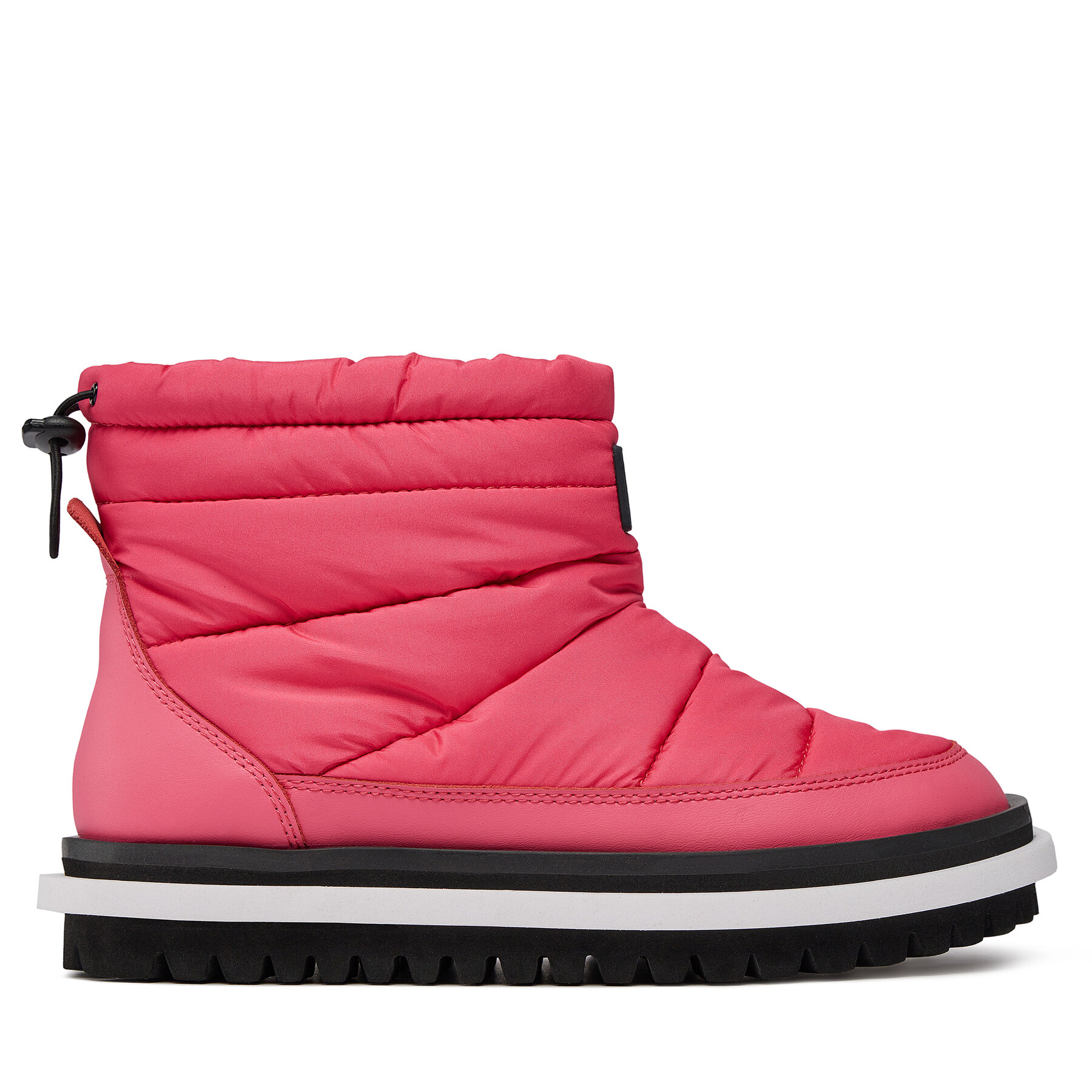 Stiefeletten Tommy Jeans Tjw Padded Flat Boot EN0EN02292 Pink Alert THW von Tommy Jeans