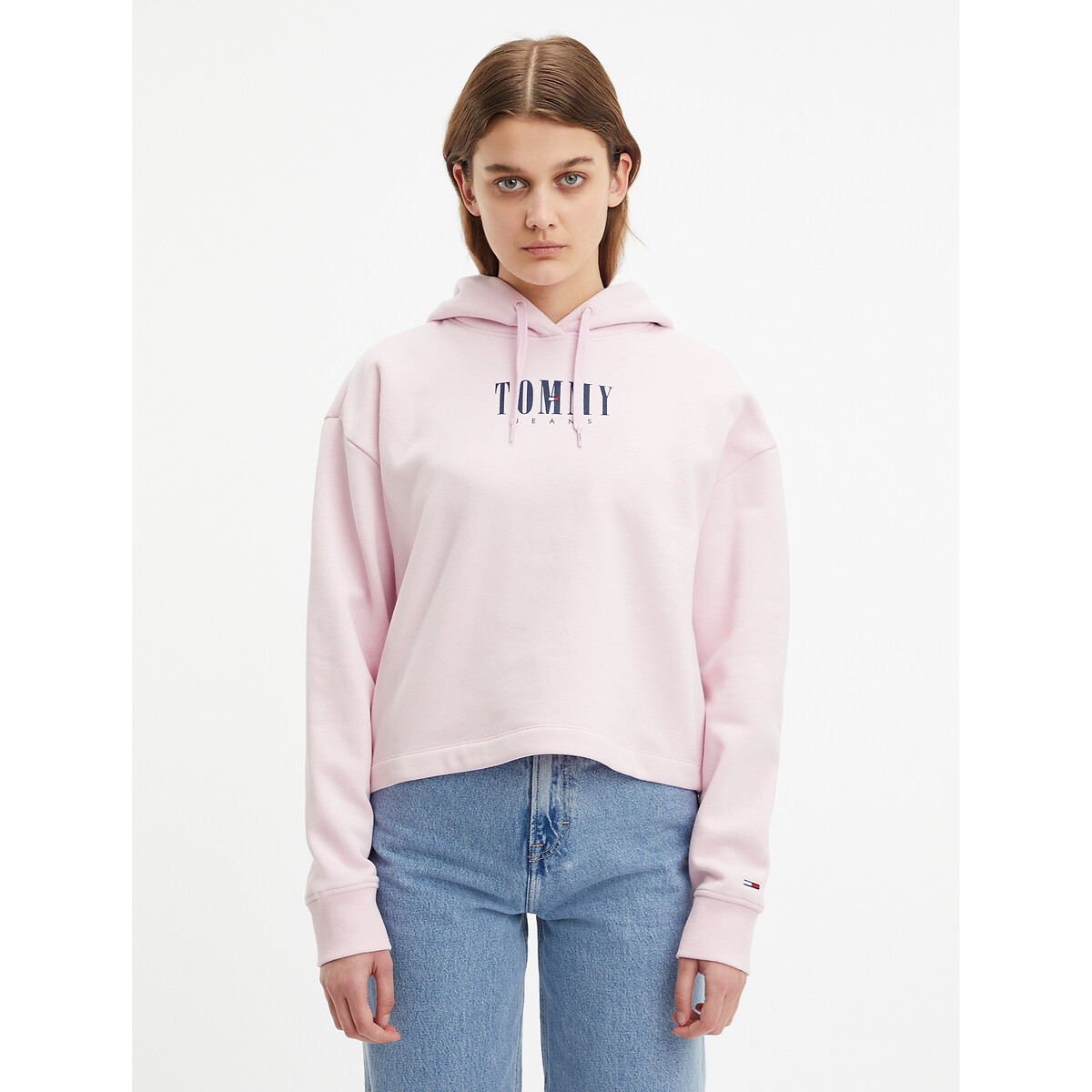 Sweatshirt mit Kapuze, Logo vorne von Tommy Jeans