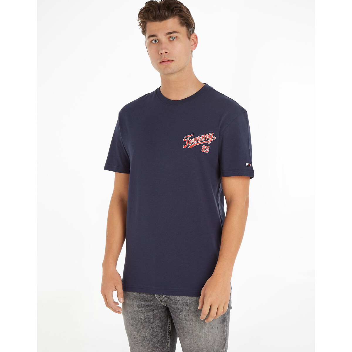 T-Shirt College 85, Logo an der Brust von Tommy Jeans