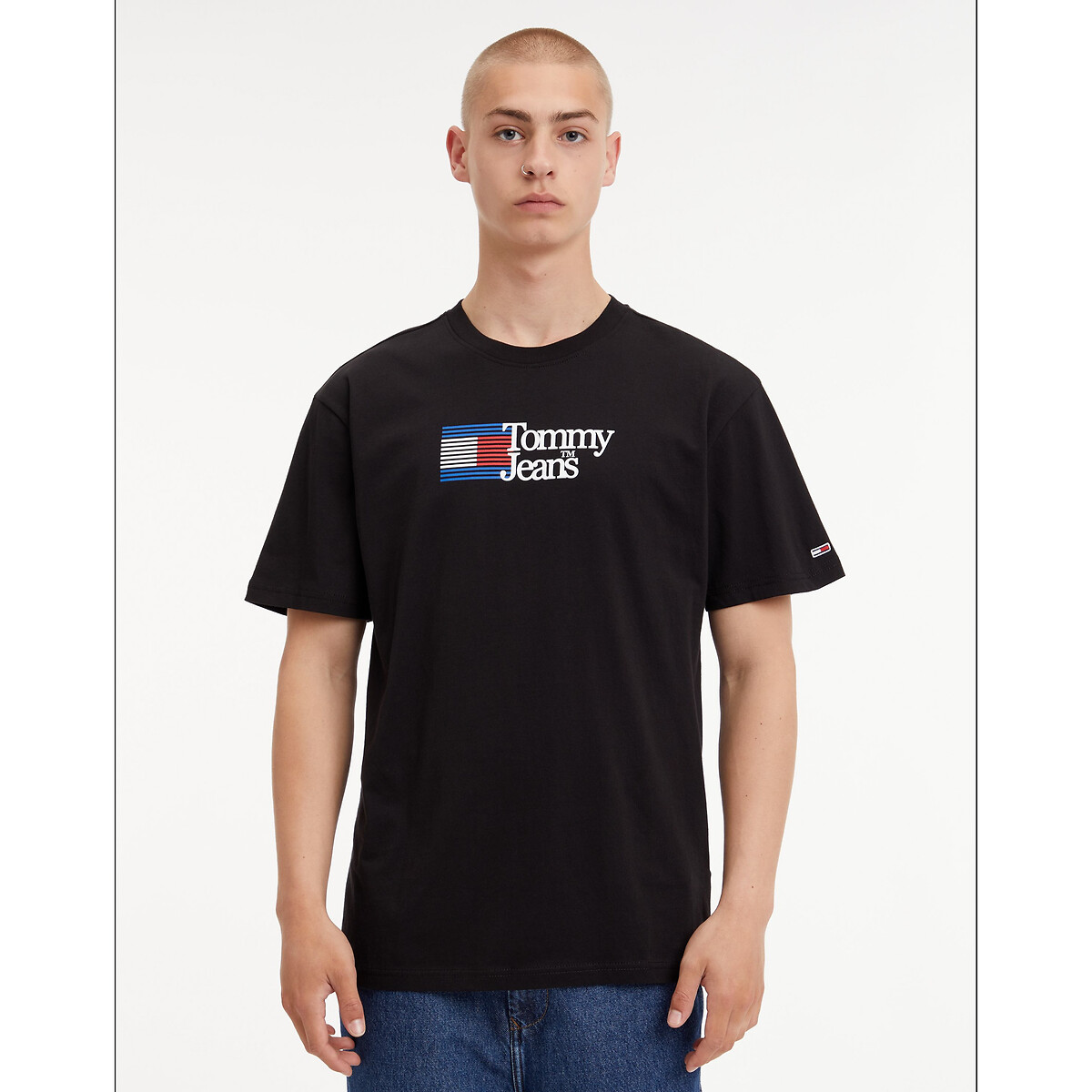 T-Shirt mit Logoprint, runder Ausschnitt von Tommy Jeans
