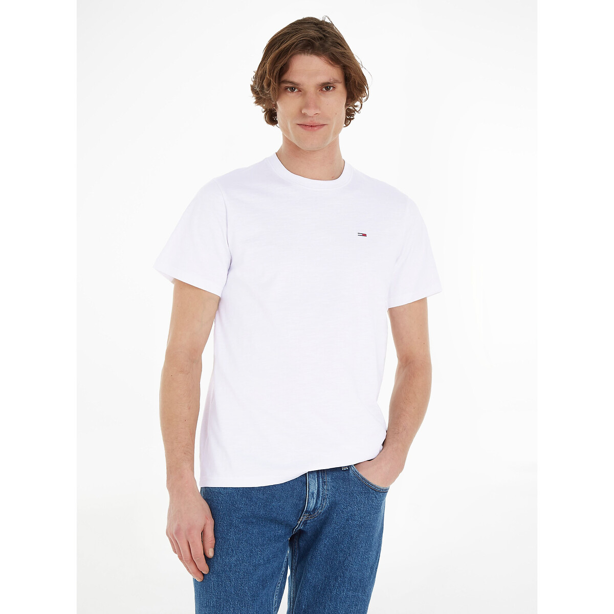 T-Shirt mit kleinem Logo, Regular-Fit von Tommy Jeans