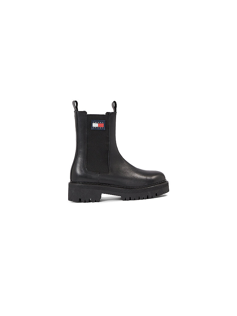 TOMMY JEANS Chelsea Boots schwarz | 39 von Tommy Jeans