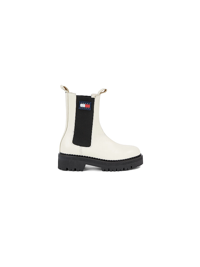 TOMMY JEANS Chelsea Boots weiss | 40 von Tommy Jeans