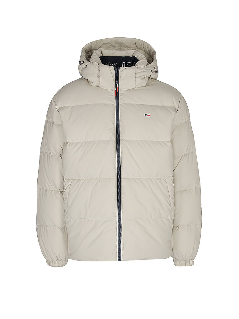 TOMMY JEANS Daunenjacke ESSENTIAL beige | L von Tommy Jeans