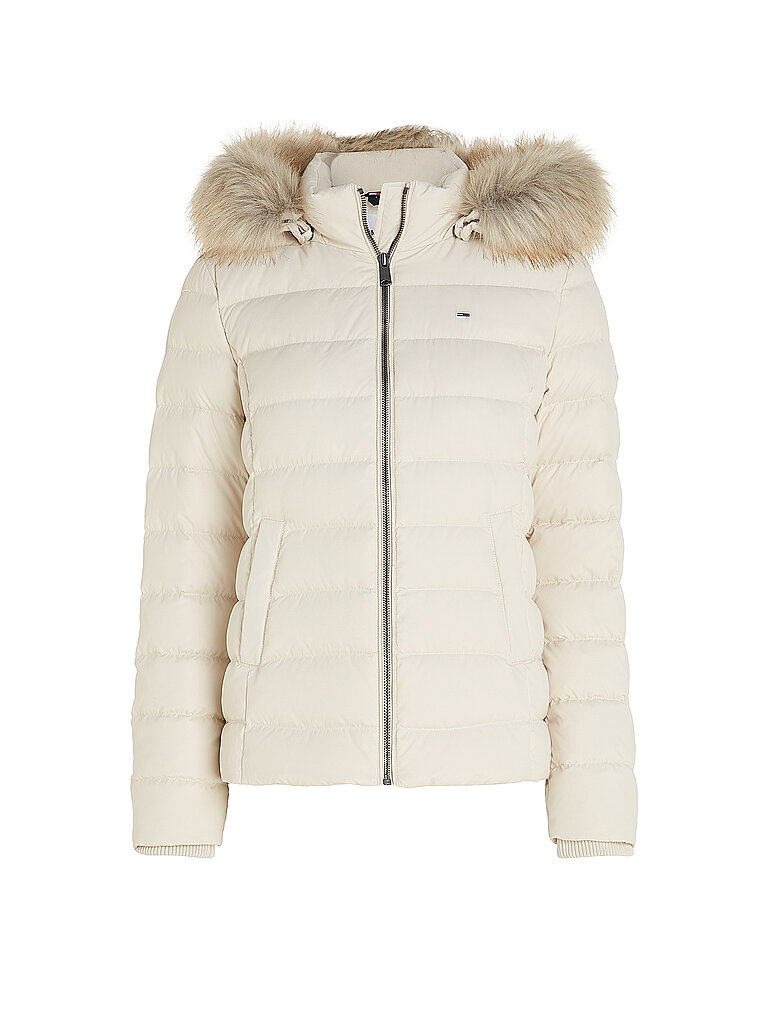 TOMMY JEANS Daunenjacke MARTINA beige | M von Tommy Jeans