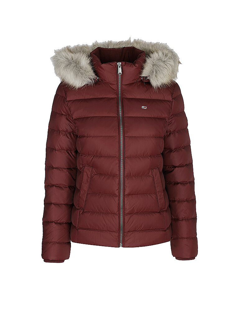 TOMMY JEANS Daunenjacke Martina rot | L von Tommy Jeans