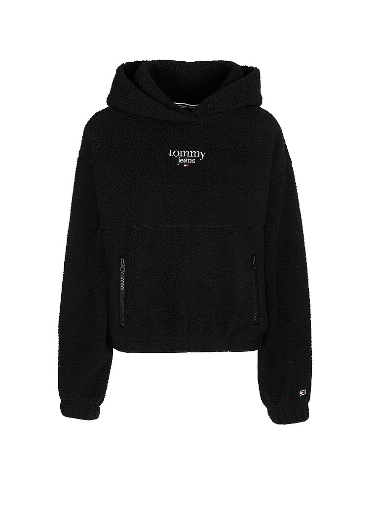 TOMMY JEANS Kapuzenpullover - Hoodie schwarz | L von Tommy Jeans