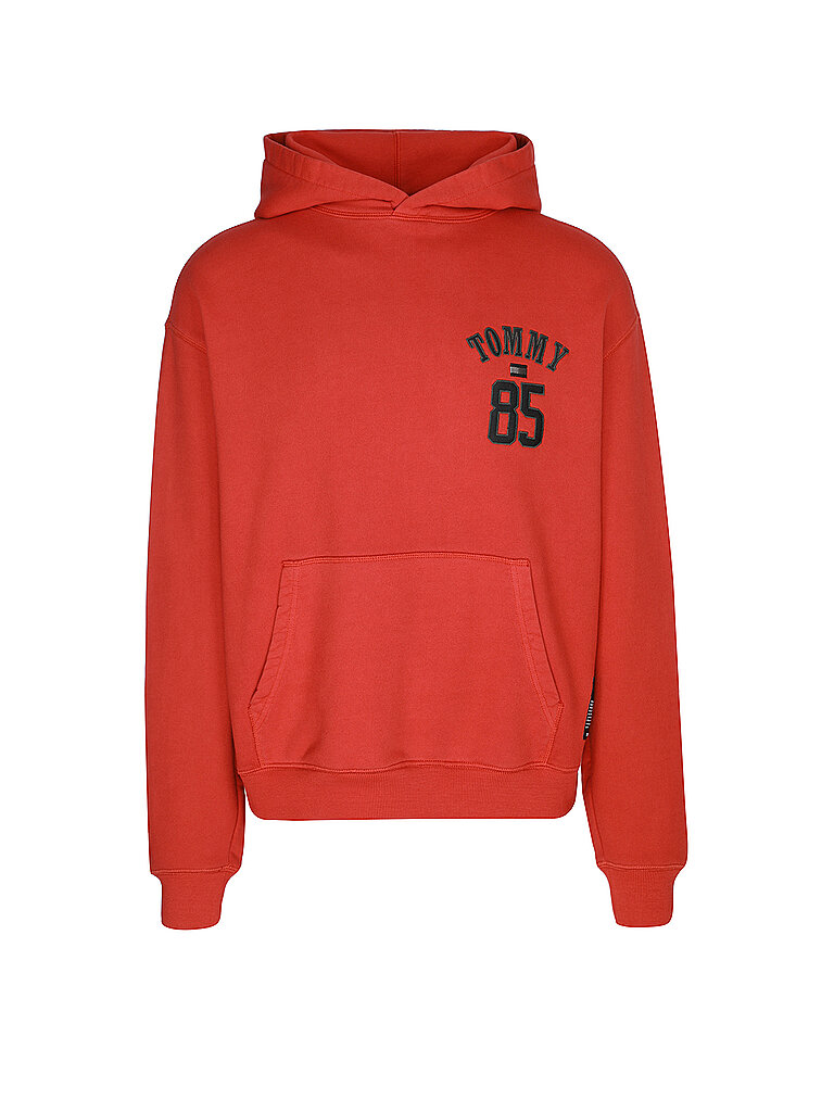 TOMMY JEANS Kapuzensweater - Hoodie REMASTERED 1985  rot | M von Tommy Jeans