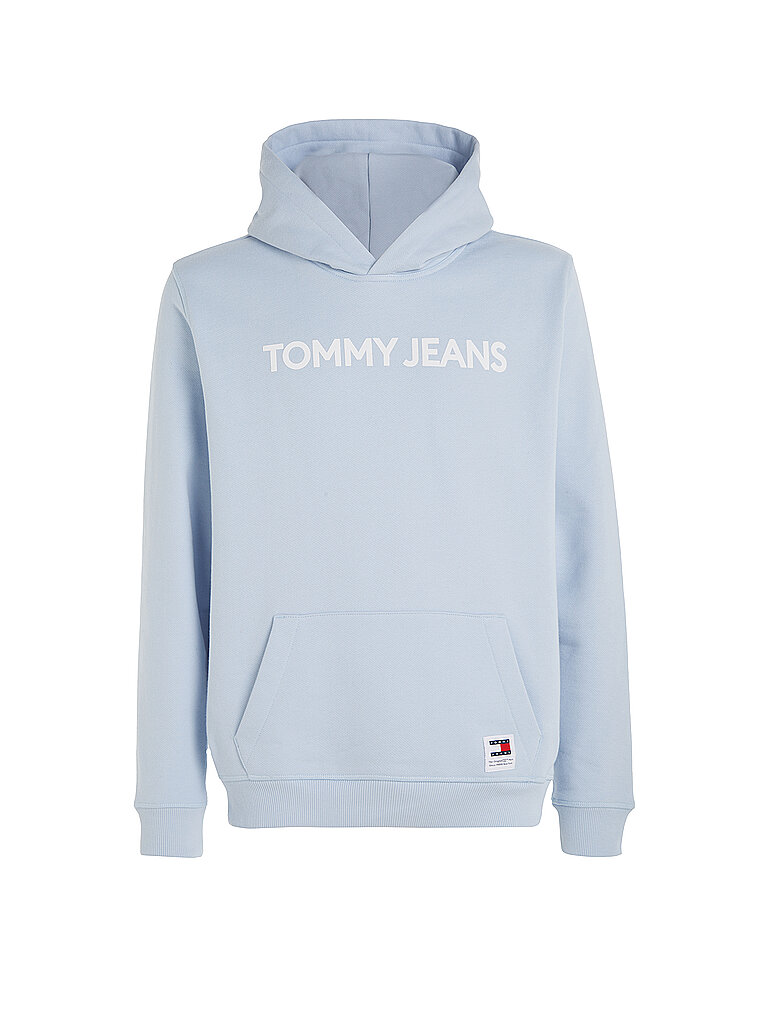TOMMY JEANS Kapuzensweater - Hoodie hellblau | M von Tommy Jeans