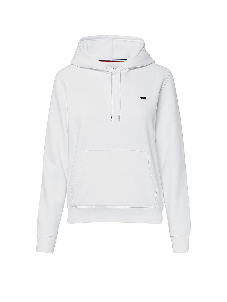 TOMMY JEANS Kapuzensweater - Hoodie weiss | L von Tommy Jeans