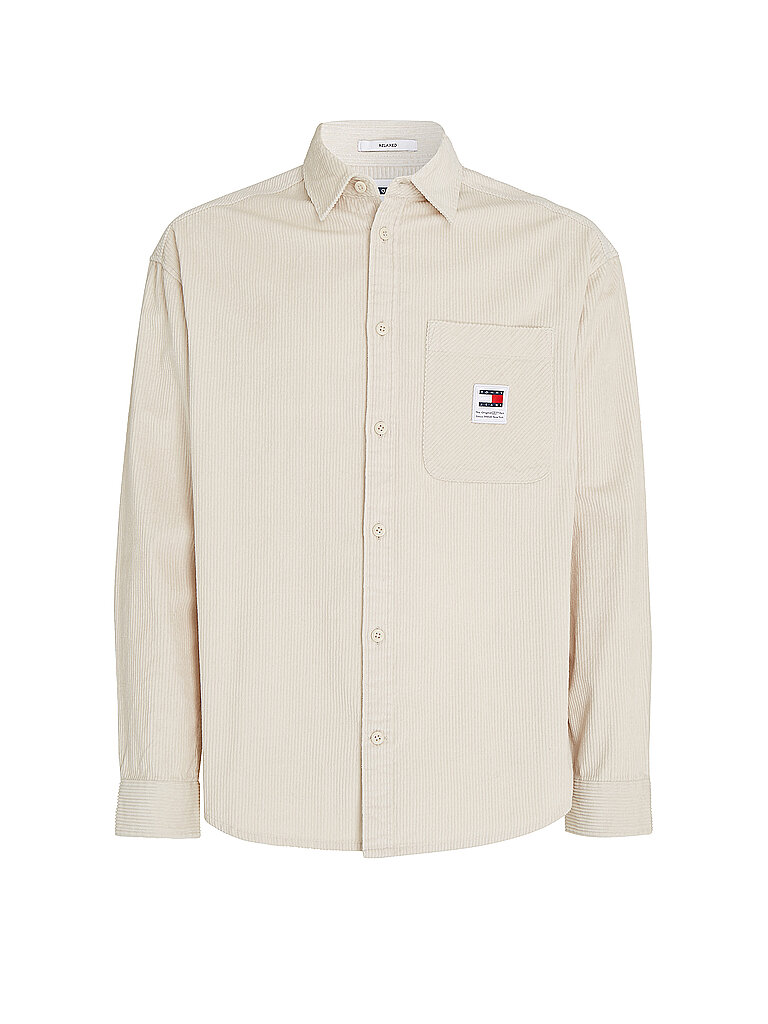 TOMMY JEANS Overshirt beige | XS von Tommy Jeans