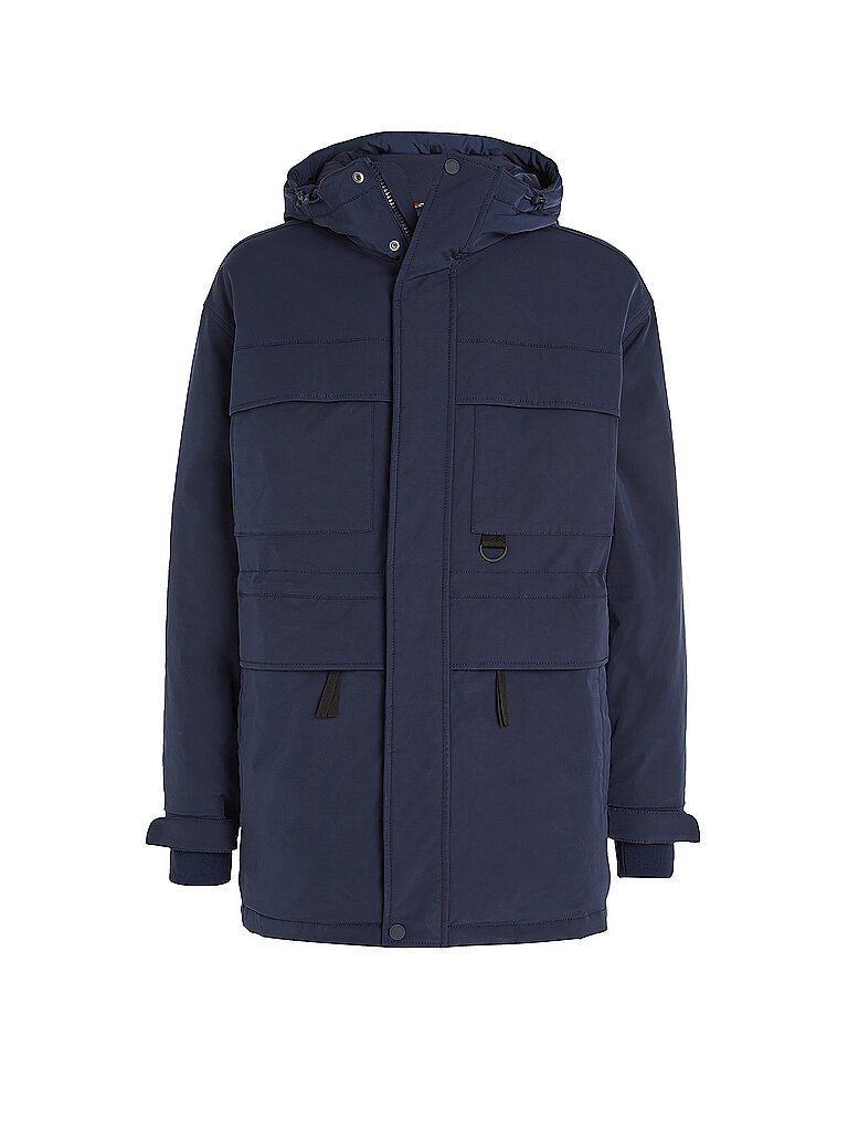 TOMMY JEANS Parka blau | L von Tommy Jeans