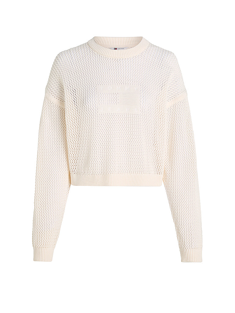 TOMMY JEANS Pullover  creme | XS von Tommy Jeans