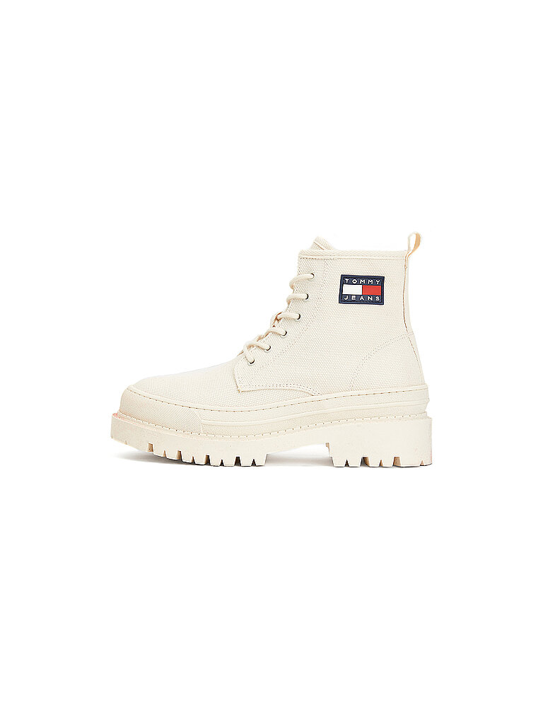 TOMMY JEANS Schnürstiefel beige | 41 von Tommy Jeans