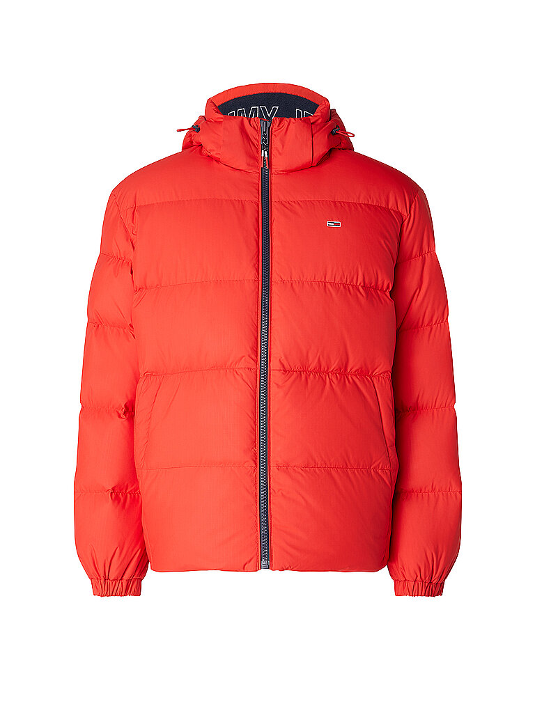 TOMMY JEANS Steppjacke rot | L von Tommy Jeans