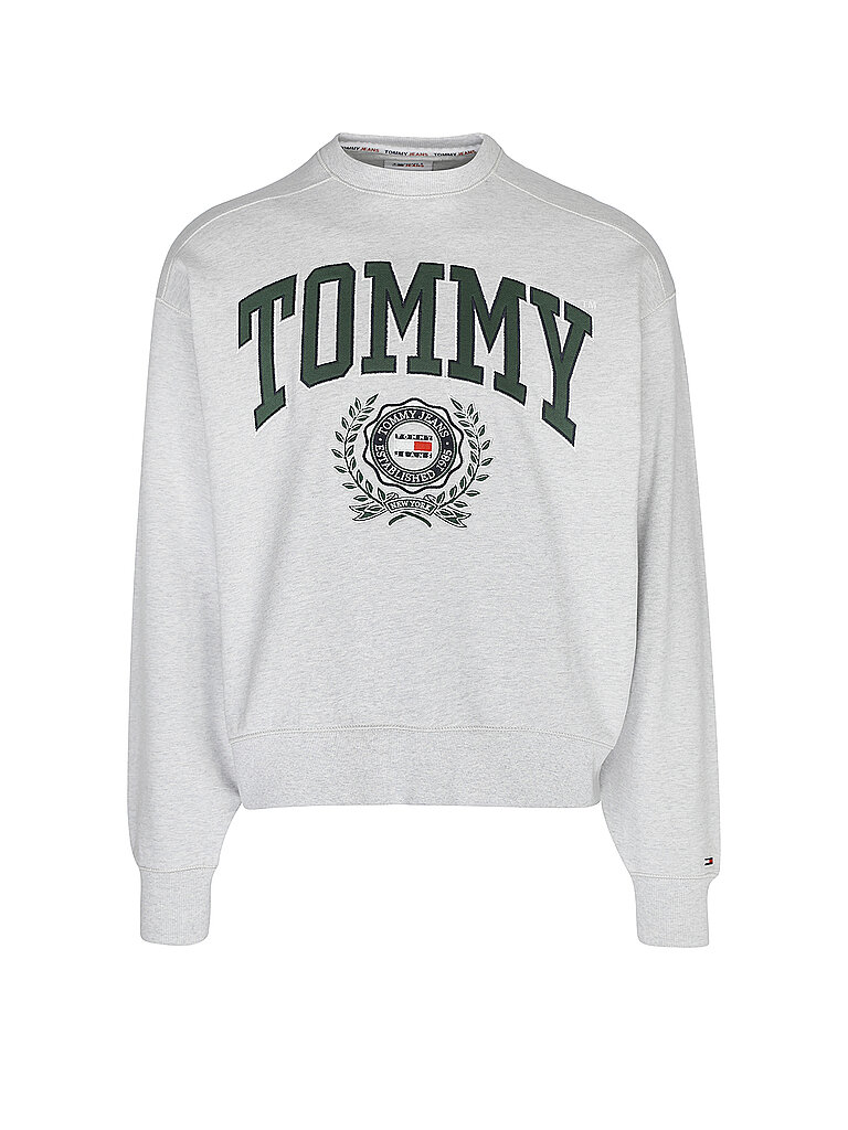 TOMMY JEANS Sweater grau | M von Tommy Jeans