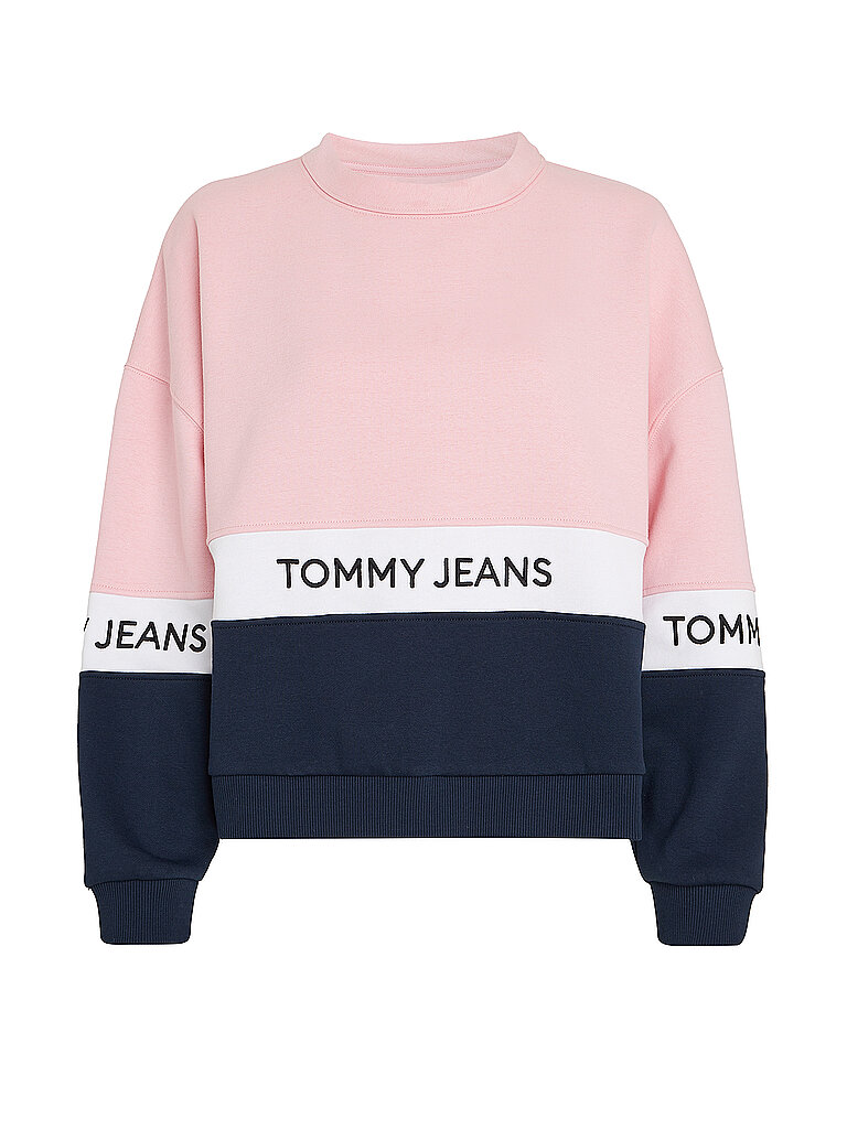 TOMMY JEANS Sweater rosa | L von Tommy Jeans