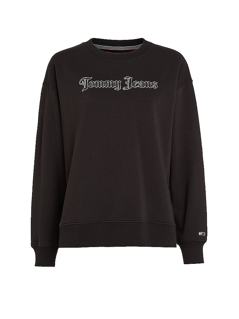 TOMMY JEANS Sweater schwarz | L von Tommy Jeans
