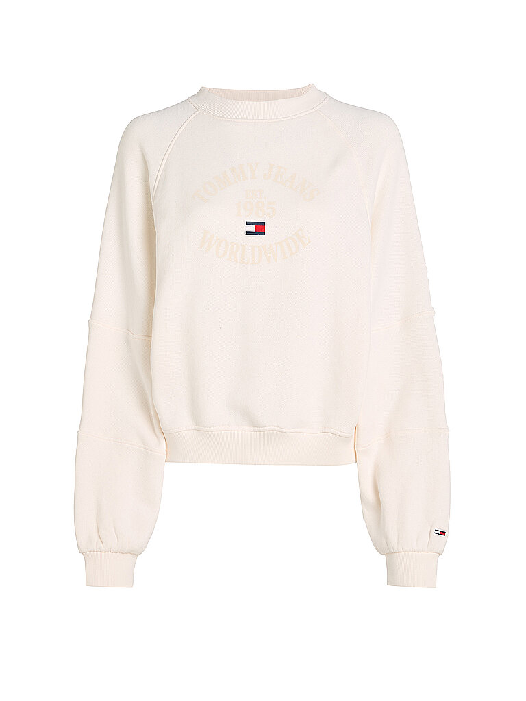 TOMMY JEANS Sweater weiss | L von Tommy Jeans