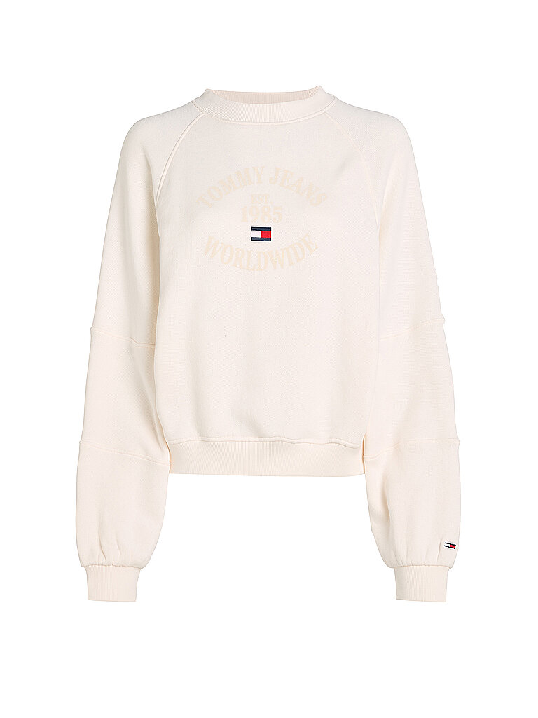 TOMMY JEANS Sweater weiss | M von Tommy Jeans