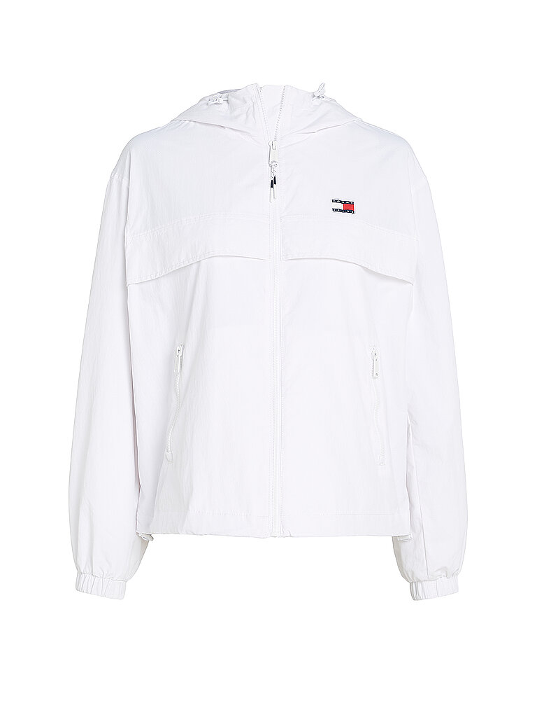 TOMMY JEANS Windbreaker  weiss | L von Tommy Jeans