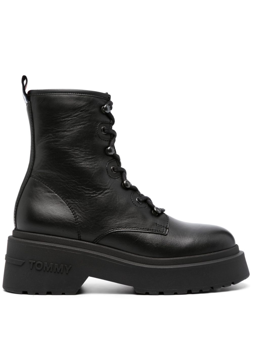 Tommy Jeans 60mm chunky boots - Black von Tommy Jeans