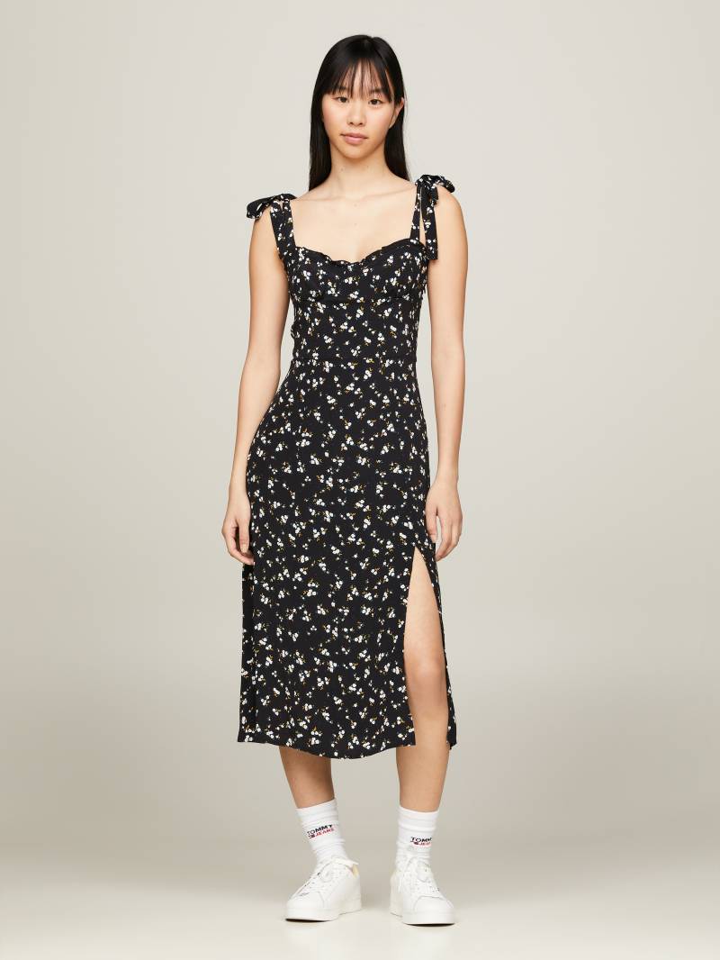 Tommy Jeans Blusenkleid »TJW MIDI FLORAL RUFFLE DRESS« von Tommy Jeans