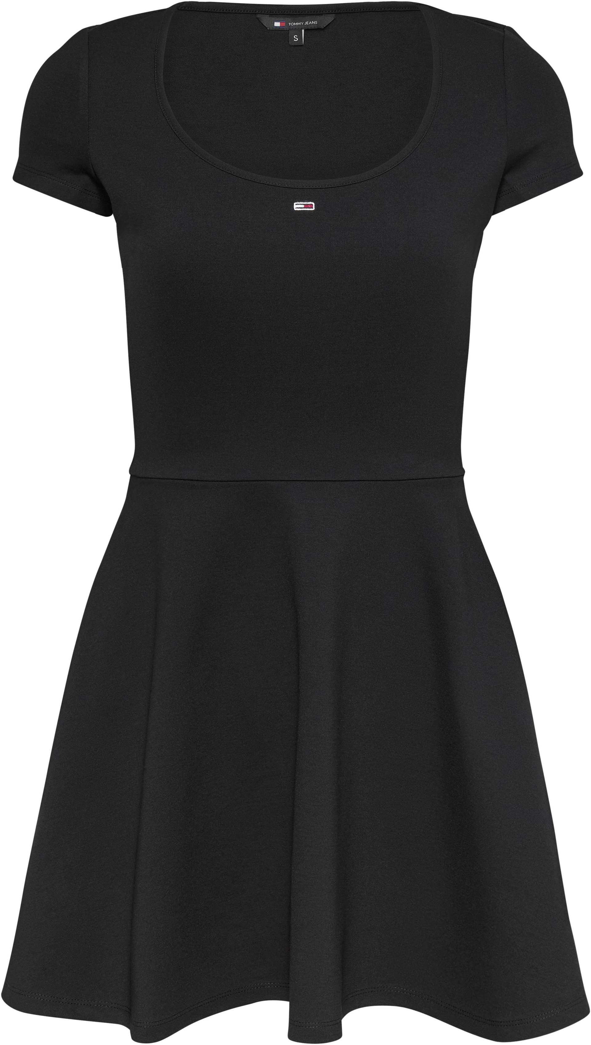 Tommy Jeans Blusenkleid »TJW SS FIT & FLARE DRESS EXT«, mit Logostickerei von Tommy Jeans