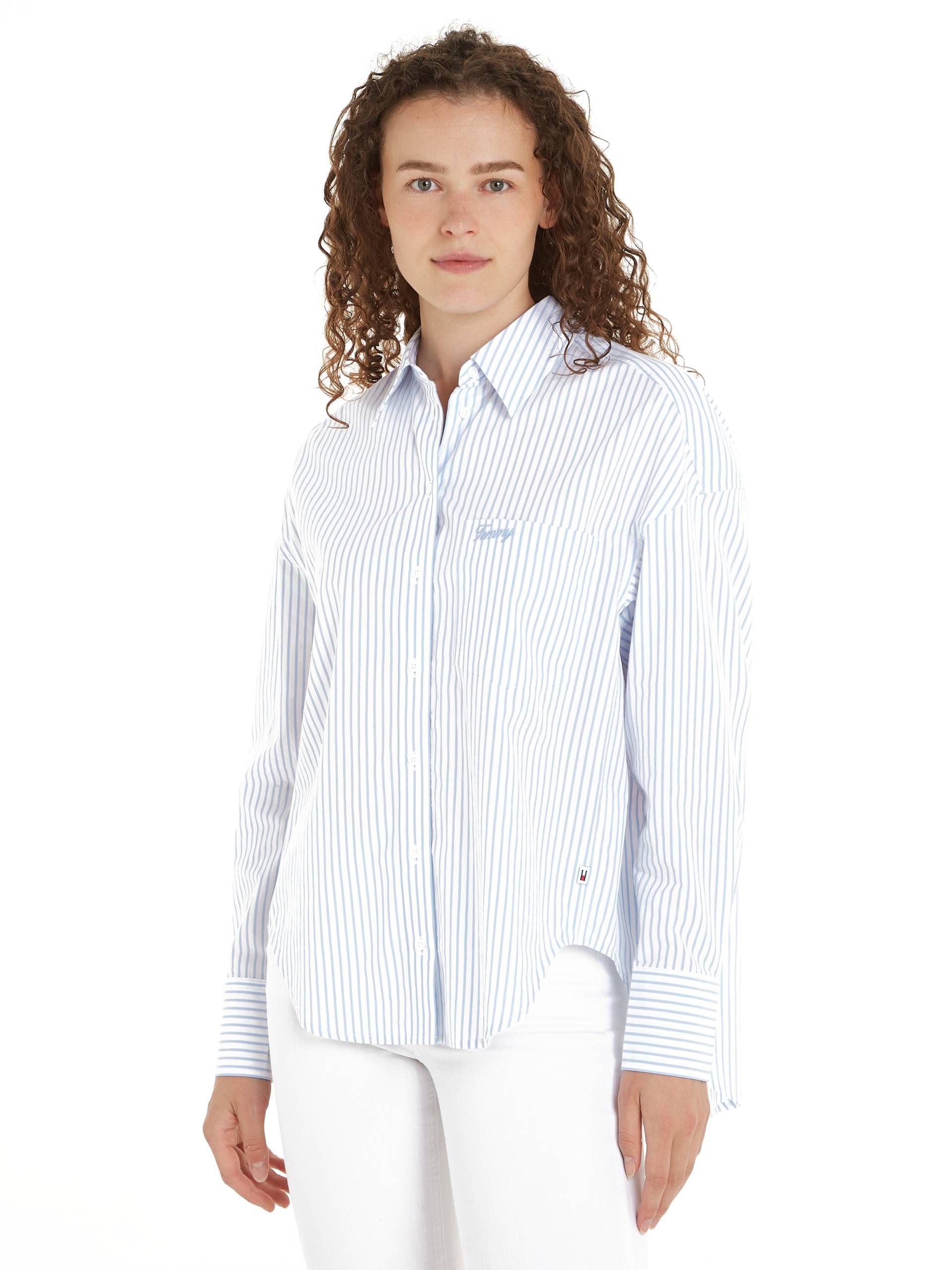 Tommy Jeans Blusentop »TJW SP OVR STRIPE SHIRT« von Tommy Jeans