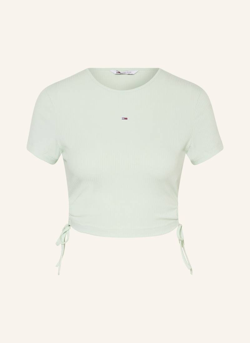 Tommy Jeans Cropped-Shirt gruen von Tommy Jeans