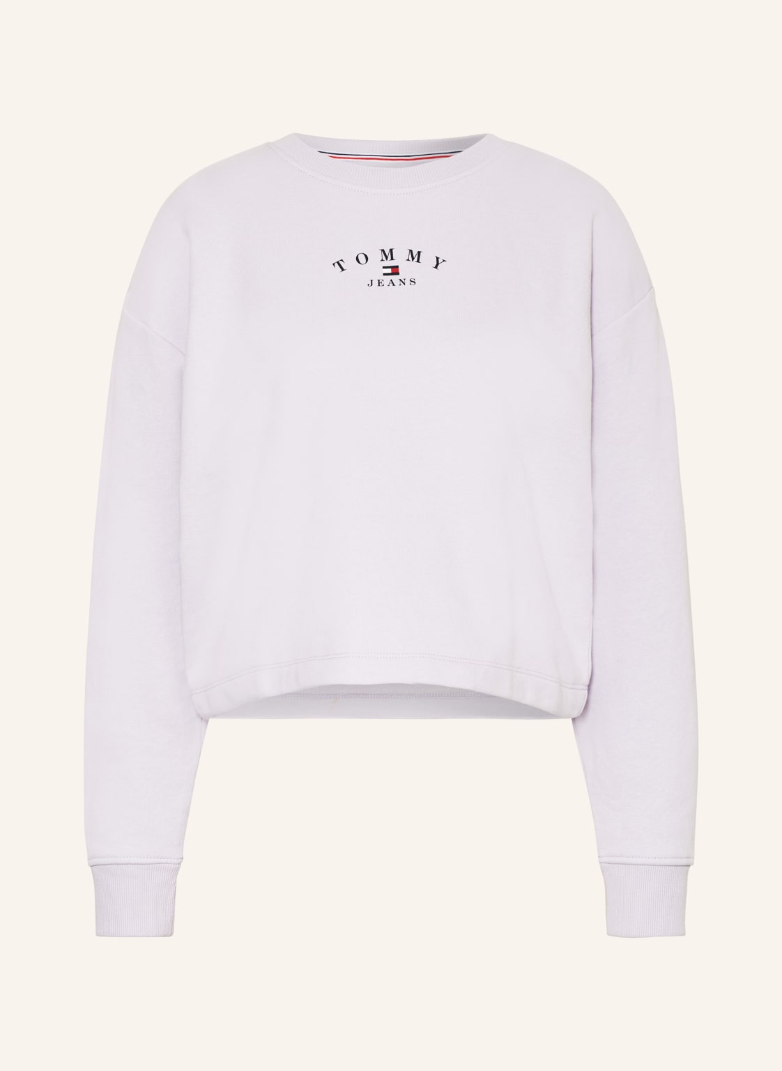 Tommy Jeans Cropped-Sweatshirt lila von Tommy Jeans